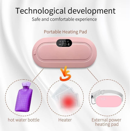 Period Cramp Relief Massager & Heating Pad